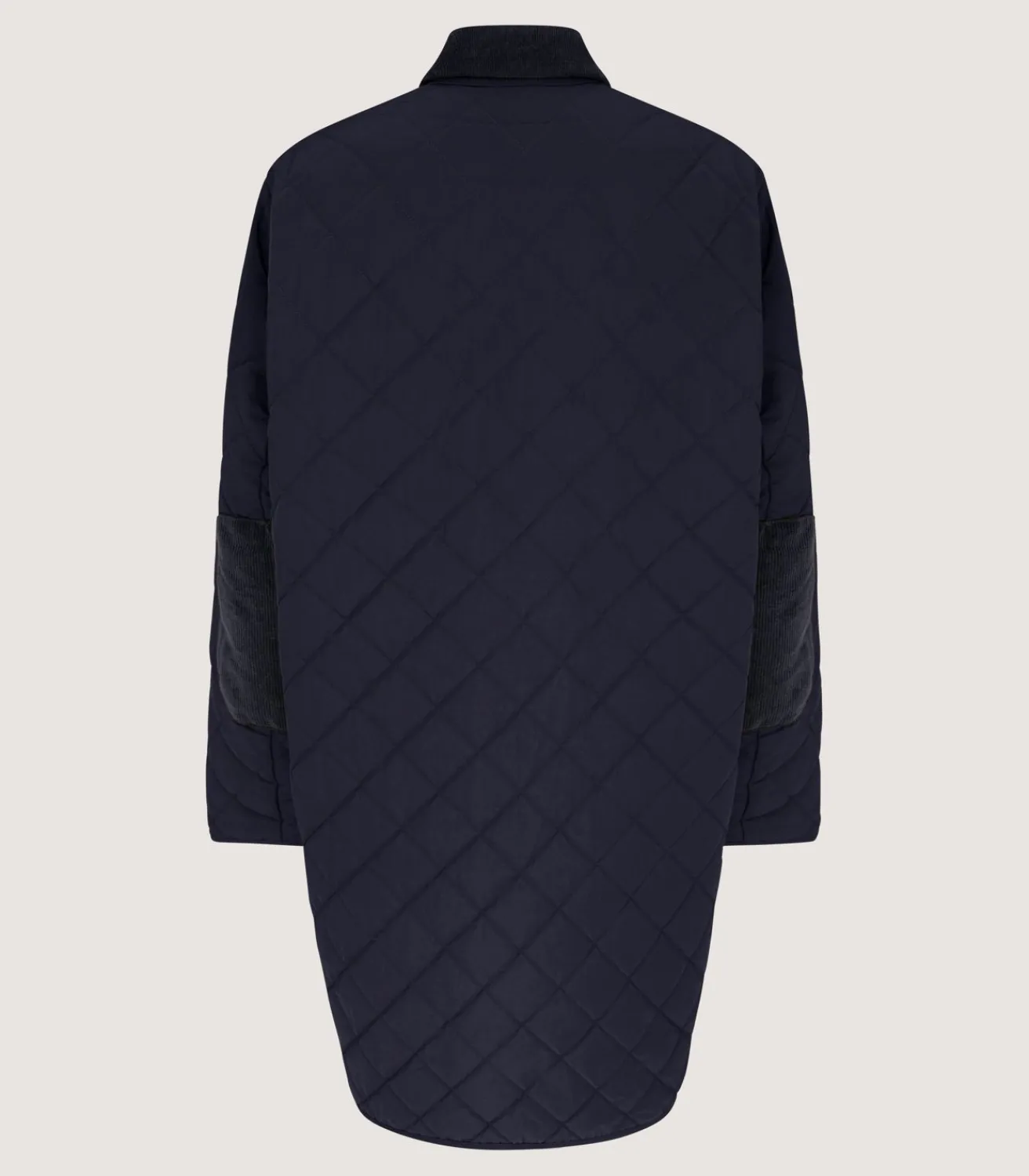 Women'S Long Quilted Jacket In Navy*Purdey Best