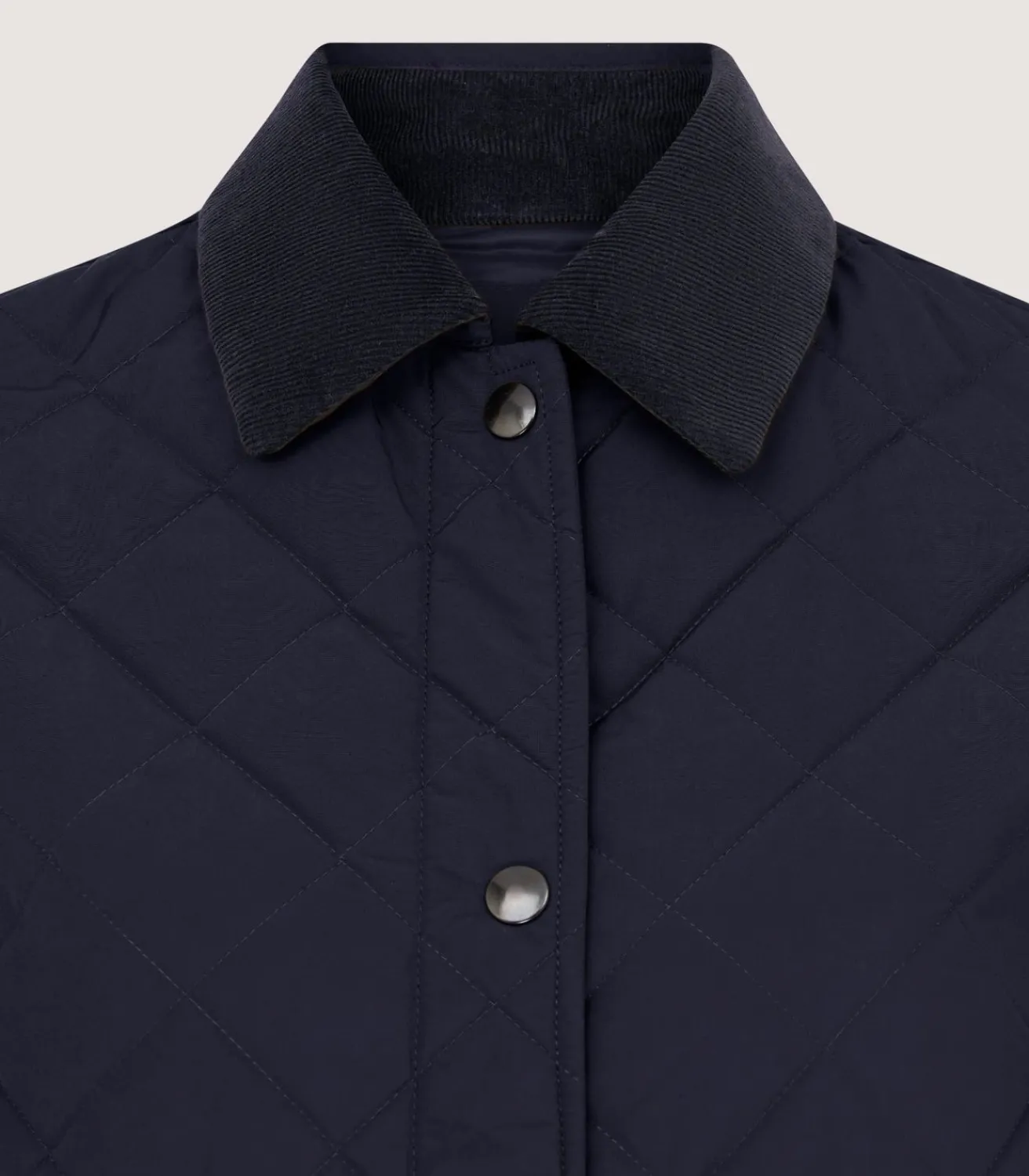 Women'S Long Quilted Jacket In Navy*Purdey Best