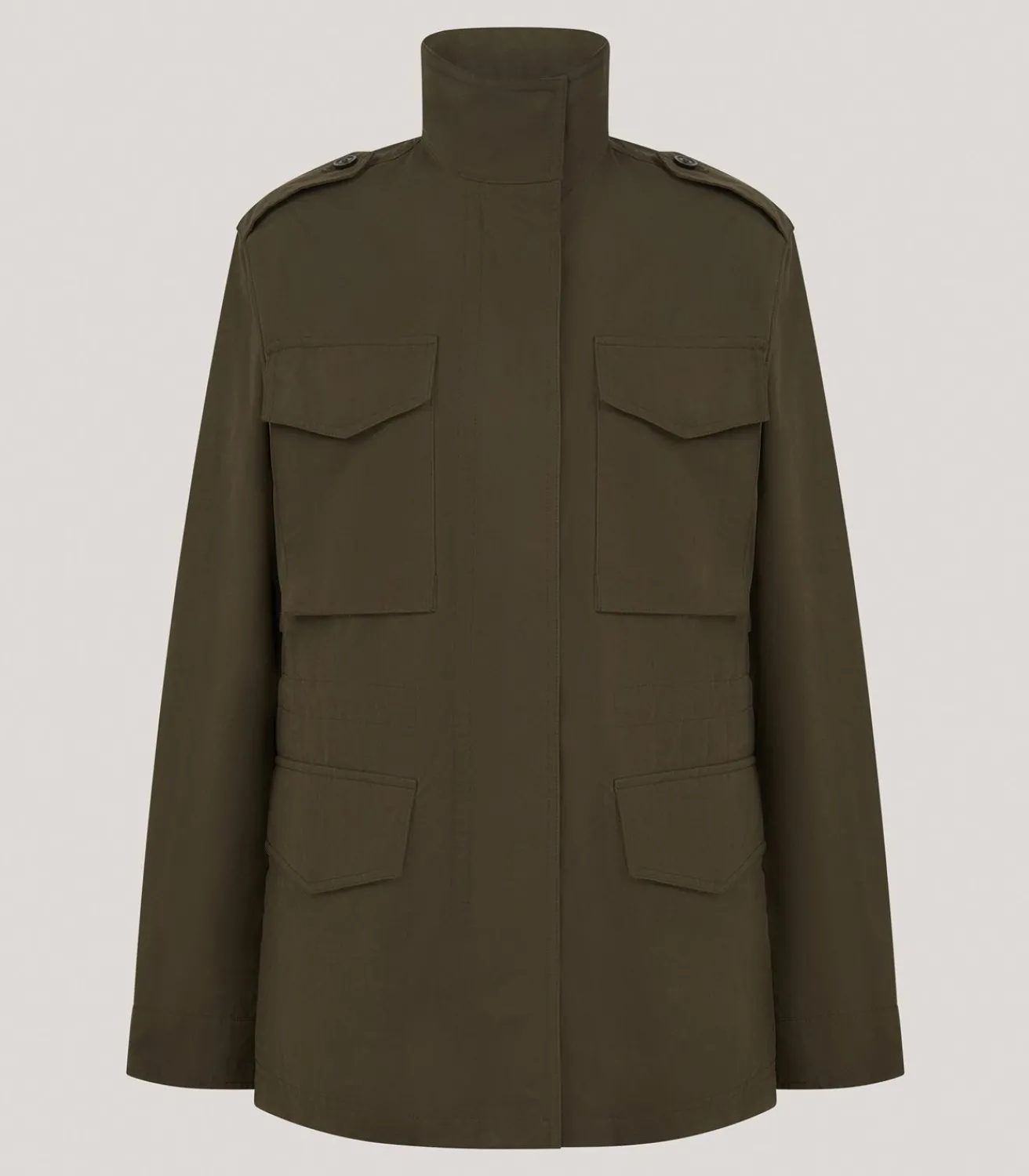 Women'S Olive Field Jacket*Purdey Discount