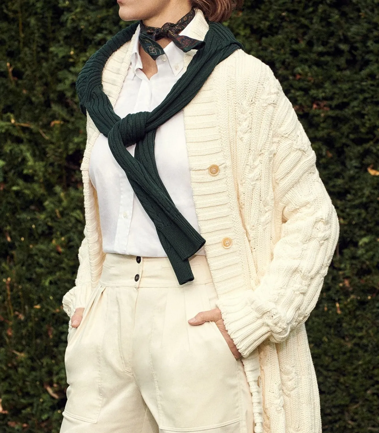 Women'S Organic Twill Paddock Trousers In Ivory*Purdey Flash Sale