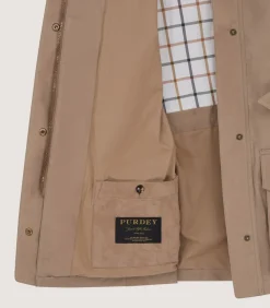 Women'S Summer Dry Wax Field Coat In Taupe*Purdey Cheap
