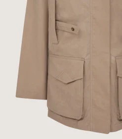Women'S Summer Dry Wax Field Coat In Taupe*Purdey Cheap