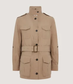 Women'S Summer Dry Wax Safari Jacket In Taupe*Purdey Cheap