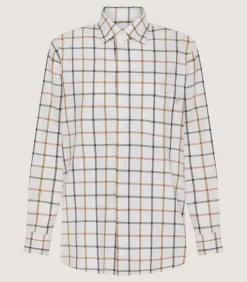 Women'S Summer Sporting Windowpane Shirt*Purdey Cheap