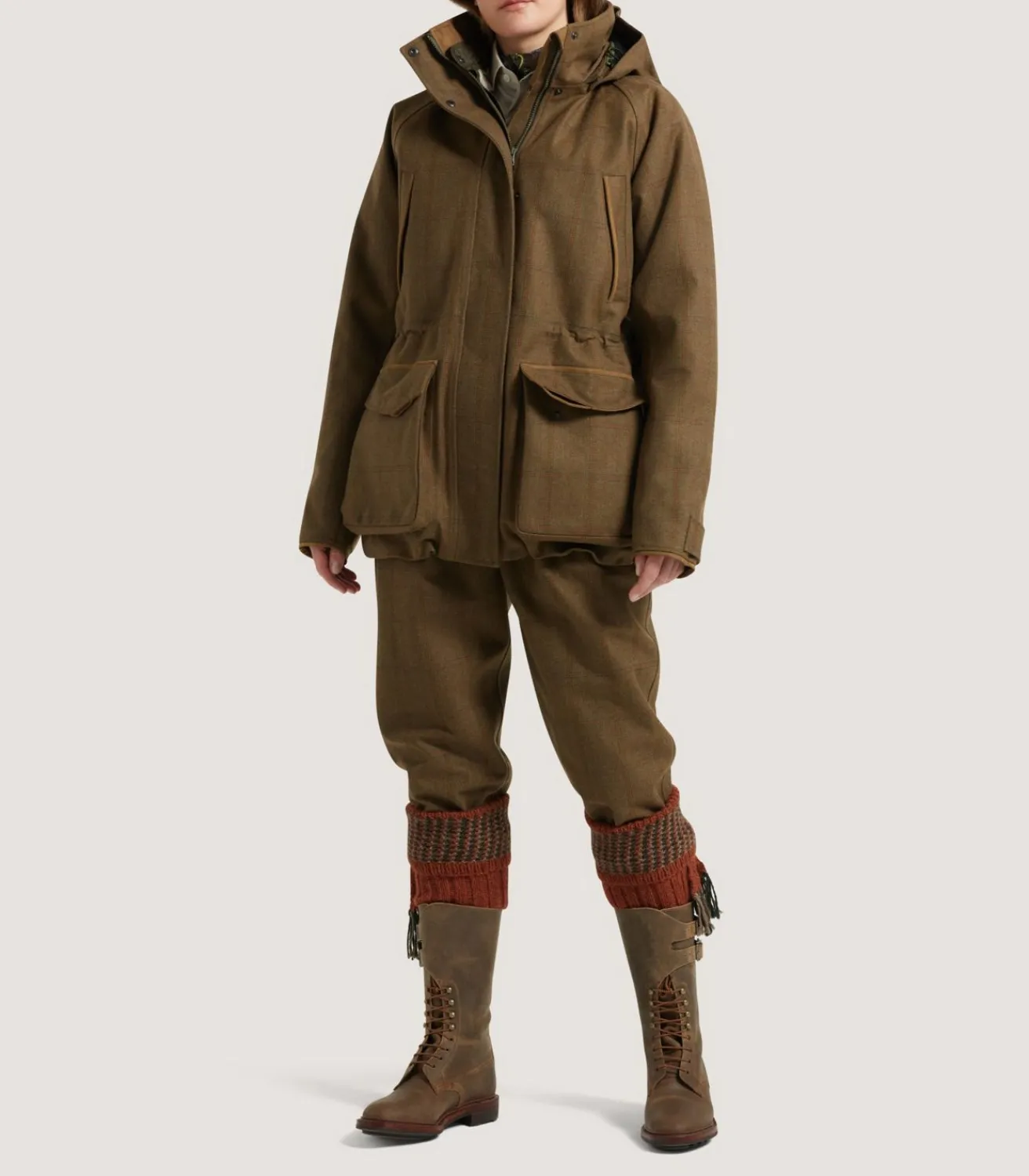Women'S Technical Tweed Lancashire Field Coat*Purdey Clearance