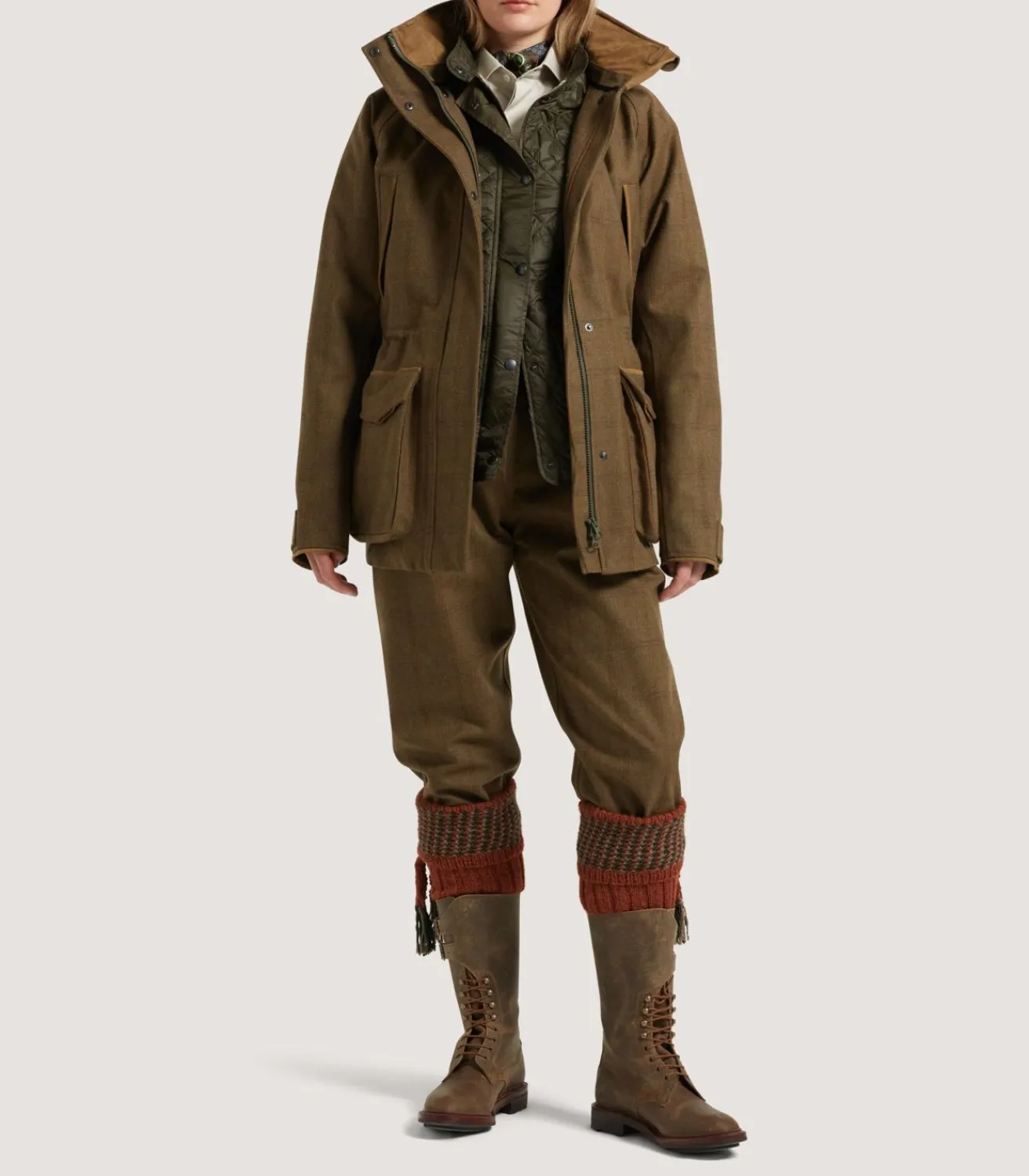 Women'S Technical Tweed Lancashire Field Coat*Purdey Clearance