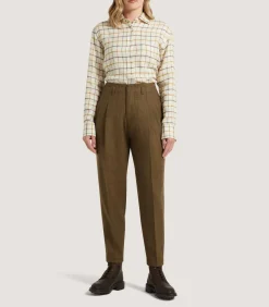 Women'S Technical Tweed Two Pleat Sporting Trouser In Lomond*Purdey Sale